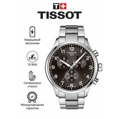 Наручные часы TISSOT, серебристый/черный
