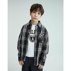 Рубашка Gloria Jeans GJ COOL, размер 10-12л/146-152, черный/белый