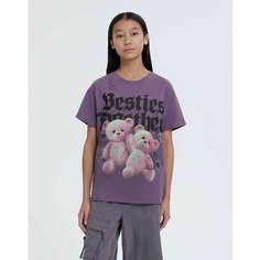 Футболка Gloria Jeans, размер 14+/170-176, фиолетовый