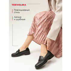 Лоферы TERVOLINA, размер 39, черный