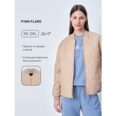 Бомбер FINN FLARE Стеганая, размер XL/2XL (176-100/104-106/110), песочный