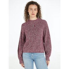 Свитер Tommy Jeans, размер L, , фиолетовый