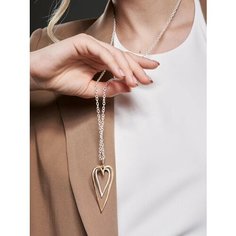 Колье Elletri, длина 45 см, серебристый/золотистый