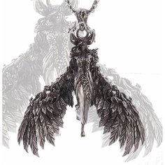 Колье, длина 60 см, серебряный Mystic Fashion