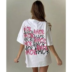 Футболка для кормящих мам, размер оверсайз, белый Киргизия