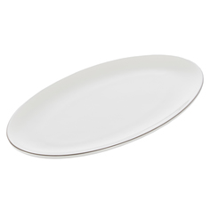 Блюдо сервировочное овальное Gipfel Platinum 26х14 см