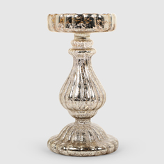 Подсвечник Yancheng Shiny золотистый 10х10х19 см