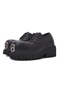 Кожаные дерби Stomper Balenciaga