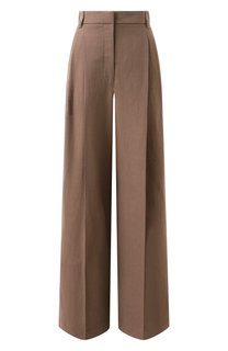 Брюки из вискозы и льна Brunello Cucinelli
