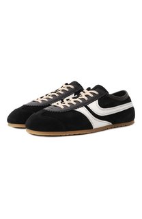 Замшевые кеды Dries Van Noten