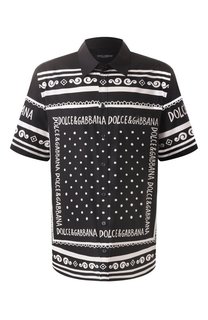 Хлопковая рубашка Dolce & Gabbana