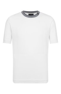 Хлопковая футболка Emporio Armani