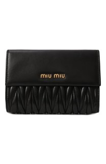 Кожаное портмоне Miu Miu