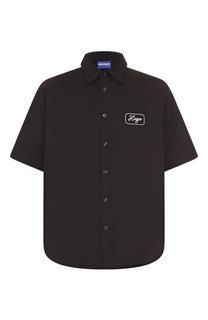 Хлопковая рубашка HUGO Blue