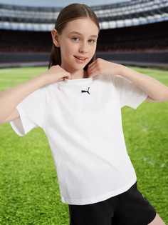 Футболка для девочек PUMA Boxy, Белый