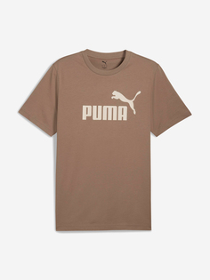 Футболка мужская PUMA Essentials No. 1 Logo, Коричневый