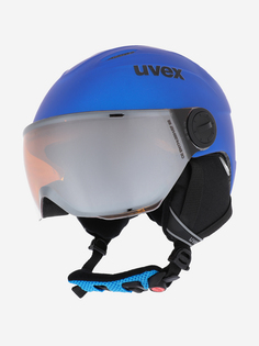 Шлем детский Uvex junior visor pro, Синий