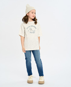 Джинсы скини детские синие Button Blue