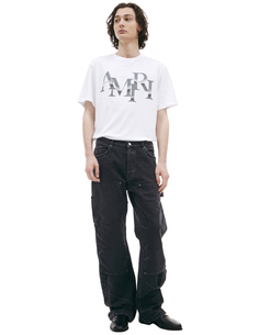 Хлопковые джинсы с потертостями Amiri