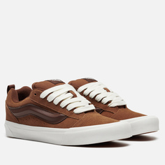 Мужские кеды Vans Knu Skool Suede, цвет коричневый, размер 41 EU