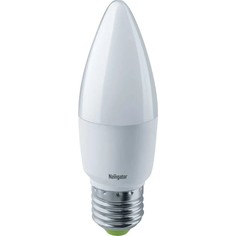 Лампа Navigator LED свеча 8.5вт e27 теплая