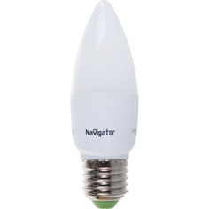 Лампа Navigator LED свеча 8.5вт e27 холодная