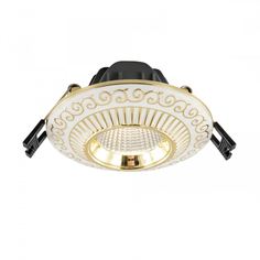 Светильник встраиваемый Citilux Боска CLD041NW2 LED 7 Вт белый с золотом