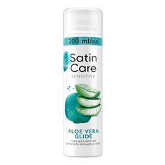 Гель для бритья Gillette Satin Care с алоэ 200 мл