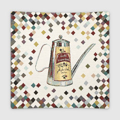 Наволочка Eurotex 44х44 см кремово-зеленый (7740-45)