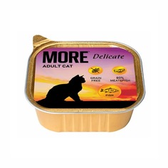 Корм More Delicate для кошек паштет с рыбой 100 г