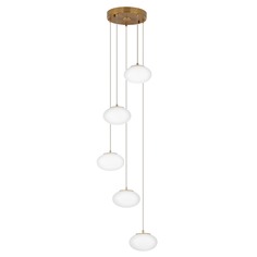 Люстра Citilux Atman Smart CL226A053 LED RGB бронзовая