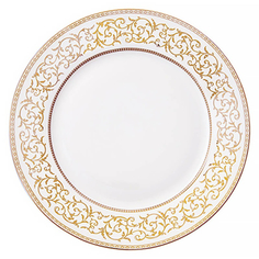 Тарелка обеденная Pozzi Milano 1876 Golden белая 27 см