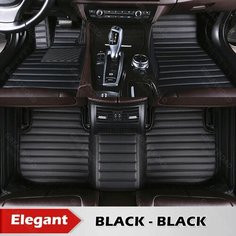 Автомобильные напольные коврики MIDOON для BMW X6 F16 2015 2016 2017 2018 2019, индивидуальные автомобильные накладки для ног, искусственная Обложка, Black-Black AI DI LI NI