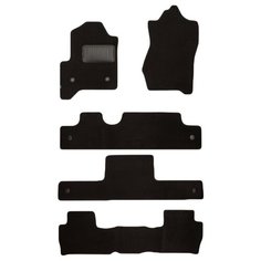 Комплект ковриков в салон KLEVER 03082322110kh для Honda Element, Chevrolet Tahoe 2015-2019 г., 5 шт. черный 5 Клевер