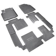 Element Коврики в салон MAZDA CX-9 2007-2012, 2012-2015 6 шт. (полиуретан) / Мазда СХ-9