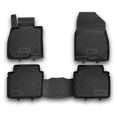 Коврики в салон MAZDA 6, 2012-2015, 2015-, сед. 4 шт. (полиуретан) / Мазда Element