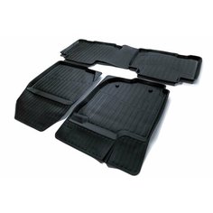 Резиновые 3D LUX коврики в салон SRTK для Toyota RAV4 [внедорожник 2012-2019]