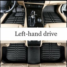 Автомобильный кожаный напольный коврик для Mazda CX-5 CX5 KE 2013 ~ 2017, 2014 2015 2016 подкладка для салона с защитой от грязи, водонепроницаемый коврик, пользовательские аксессуары, Черный нет