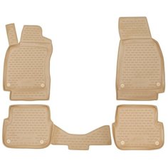 Element Коврики в салон AUDI A-6 III (С6), 2006-2011, 4 шт. (полиуретан, бежевые) / Ауди А6
