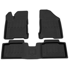 Коврики в салон резиновые для LADA Vesta (Comfort), Rezkon