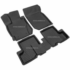 Коврики в салон резиновые для Renault Duster 4x4 (12-15)/(15-21), Rezkon