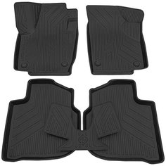 Коврики в салон полиуретановые для Skoda Rapid (14-20)/(20-Н. В.), Rezkon