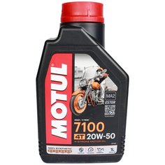 Минеральное моторное масло Motul 7100 4T 20W50, 1 л, 1 шт.