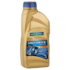 Минеральное моторное масло RAVENOL Motobike 4-T Ester SAE 10W-50, 1 л