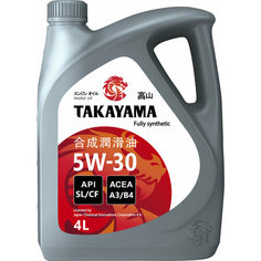 Синтетическое моторное масло Takayama 5W-30 SL/CF, 4 л, 1 шт.