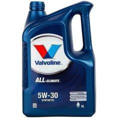 Синтетическое моторное масло VALVOLINE All-Climate 5W-30, 5 л, 1 шт.