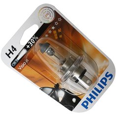Автолампа H4 (60/55) P43t-38+30% PREMIUM 12V PHILIPS /1/10/100 HIT