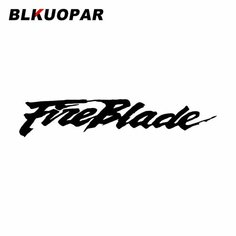 BLKUOPAR Fireblade текстовая наклейка индивидуальные лазерные наклейки для автомобиля ноутбук бампер Windows багажник мотоцикл доска для серфинга автомобильные аксессуары, 20cm, Black