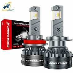 DAWN KNIGHT D7 Super Mini H7 H11 9005 9006 55 Вт/пара светоотражающая оптическая фара сменная лампочка 6000K 12 В 2 шт, 6000 К Холодный Белый, H11