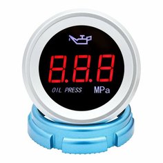 Электронный фотомагнитола 0-МПа, измеритель давления масла 52 мм с датчиком давления масла 1/8NPT для лодки, грузовика, No sensor Maimeimi
